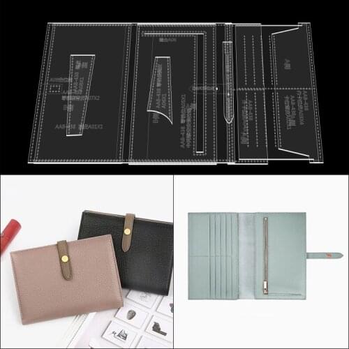 Diy Handmade Leather Handbags, Wallets, Clutches, Acrylic Special Templates, Mobile Phone Bags, Drawings, Patterns