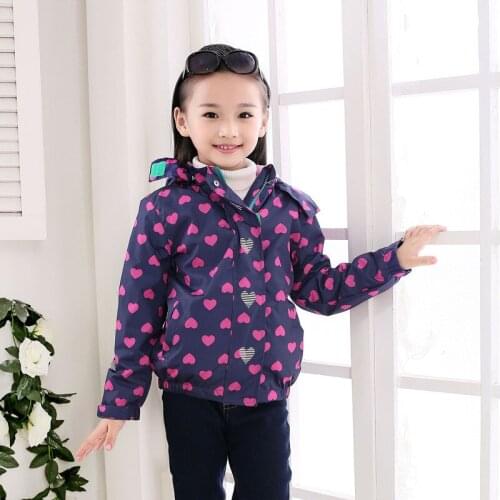 New 2019 spring autumn baby girls warm waterproof windproof jackets girls coats child coat children outerwear for 3-12 T