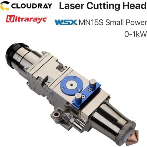 Ultrarayc 0-1000W Laser Cutting Head WSX MN15S with QCS Fiber Socet and Manual Focusing for Metal Cutting Machine