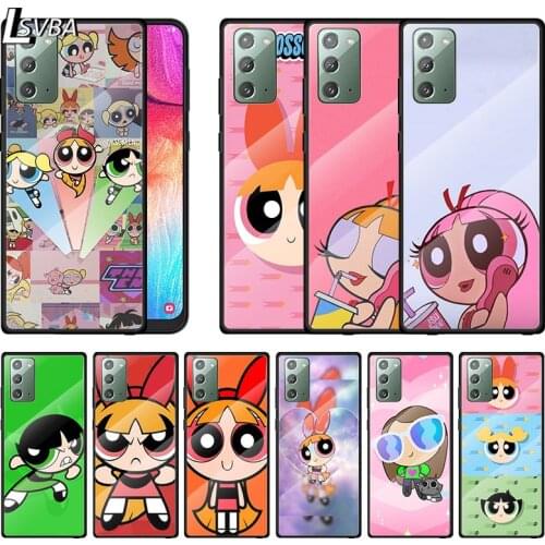 Cute Cartoon Policewoman For Samsung A70 A50 A40 A30 Note 20 10 9 8 Ultra Lite Plus Tempered Glass Phone Case