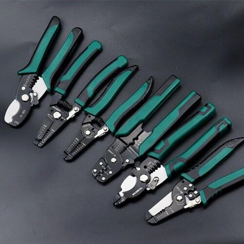 Crimping Pliers Wire Cable Cutters Cutting Wire Stripper Multifunctional Pliers Hand Tool Combination Pliers Wire Stripping New