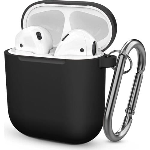 Mini Soft Silicone Case For Apple Airpods 1 2 Shockproof Cover For Apple AirPods 2 1 Earphone Cases For Air Pods Protector Case