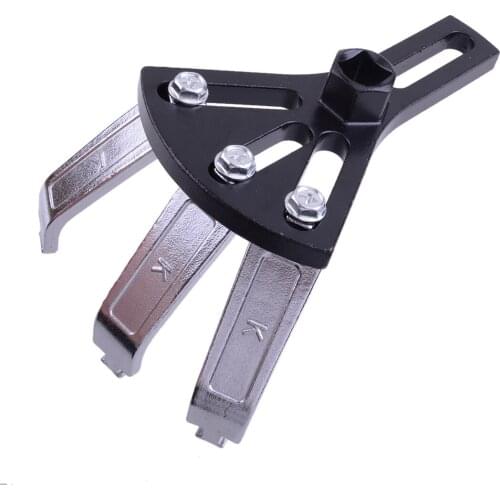 1 Set New Three-jaw Fuel Tank Lid Ring Remover Repair Wrench Tool Kit High Carbon Steel for Car Fuel Pump Removal & Installation