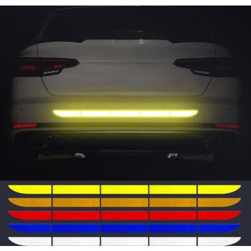 Car Trunk Reflective Strip Stickers for BMW E30 E34 E36 E39 E46 E53 E70 E60 E87 E90 E91 E92 X1 X3 X4 X5 X6 M M3 M5 G30 F09