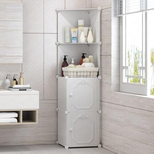 Resin Wardrobe Storage Rack Partition Tiered Bedroom Bed Student Dormitory Artifact Corner Cabinet