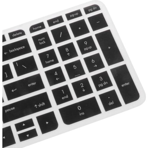 Dustproof Keyboard Cover Silicone Skin 2pcs For Pavilion 15inch Laptop