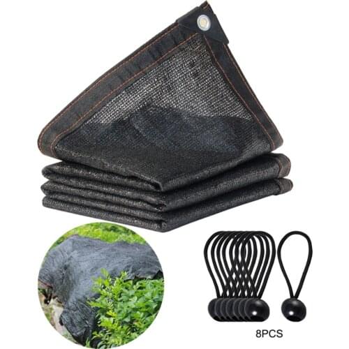 Anti-UV Sunshade shail Sunblock Shade Cloth Net Black Resistant Garden Shade Mesh Tarp for Greenhouse Plant Flower 65% OFF