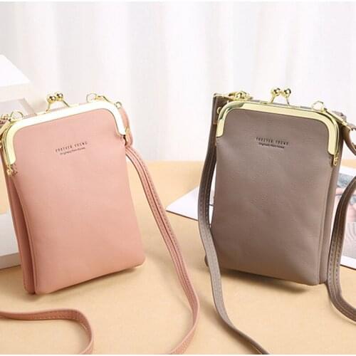 New Women Small Crossbody Bags PU Leather Large Capacity Shoulder Bags Fashion Handbags for Women Bolsas Ladies Phone Purses