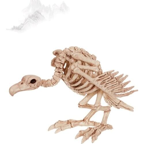 Halloween Decoration Skeleton Frogs Halloween Party Fish 100% Plastic Animal Skeleton Bones for Horror Creative Gift For Child