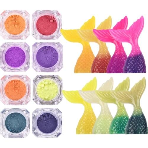 1g/Bottle 31°C Temperature Change Color Resin Pigment Colorant Powder For DIY Nail Art Epoxy UV Resin Jewelry Making Accessories