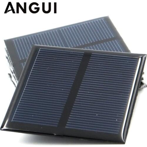 100mA 120mA 150mA 250mA 300mA 350mA 435mA 500mA Solar Panel 1V 1.5V 2V Mini Solar Battery Cell Phone Charger Portable