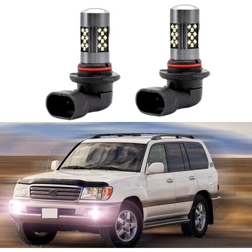 2pcs Led Car Fog Lamp For Toyota Land cruiser 100 Series 1998-2007 Front Fog Light Bulb Car Accessories Canbus Error Free White