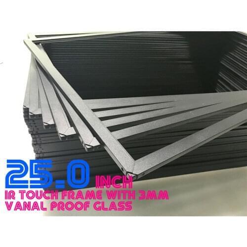 25" USB IR touch Panel, 2 touches, Kiosk Touch Frame, Display Monitor Touch Screen, Driver free, anti-vandal, Anti-light