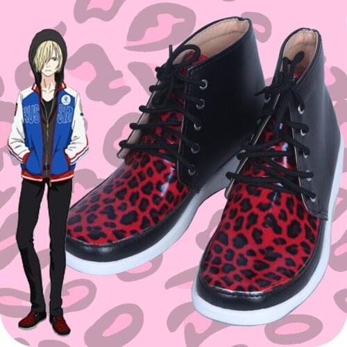 Anime Yuri!!! On Ice Cosplay Shoes Yuri Plisetsky Cosplay Shoes Halloween Carnival Party Daily Leisure Shoes