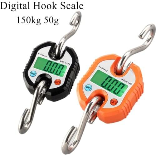150kg/50g Hook Scale Digital Electronic Weighting Suitcase Scale Hanging Scales Kitchen Weighing Balance Fishing Steelyard 22
