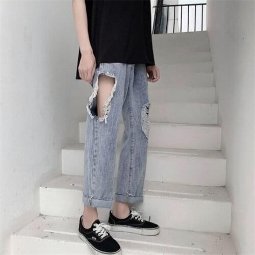 Damingguoren Women's Straight Jeans