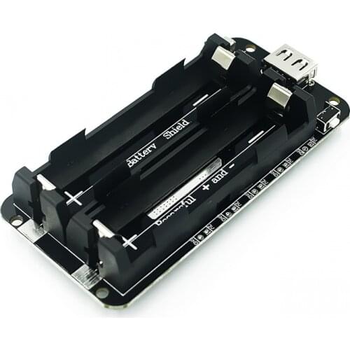 Two Voltage 18650 Lithium Battery Shield V8 Mobile Power Expansion Board Module 5V/3A 3V/1A Micro USB For Arduino ESP32 ESP8266