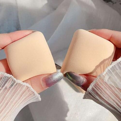 2pcs Makeup Sponge Concealer Super Soft Cosmetic Powder Puff Air Cushion Foundation Bevel Make Up Blender Wet and Dry Dual Use