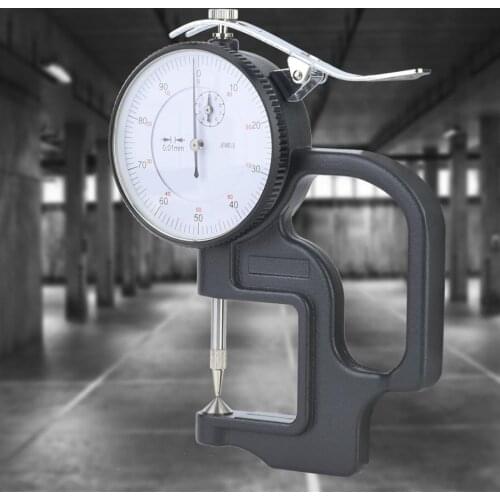 Dial Indicator Plastic Casing 0-10mm Thickness Dial Test Indicator 0.01mm Dial Scale Gauge Measure Tool