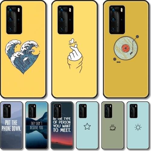 Personality custom Phone Case For Huawei Honor 20 10 9 8 N Pro Lite A C RU black cell shell