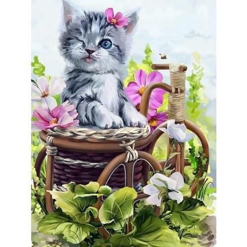 Love.Thanks Animal Diamand Painting Cat Diamond Painting 5D New Arrivals Embroidery Kit Diamond Painting Full Round