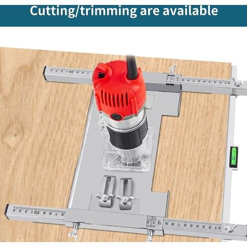DIY Multifunction Electricity Circular Saw Trimmer Machine Guide Positioning Cutting Board Tools Woodworking Router Cutting Tool