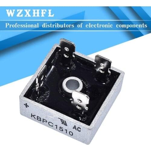 2PCS KBPC1510 KBPC 1510 15A 1000V Bridge Rectifier Diode New And Original