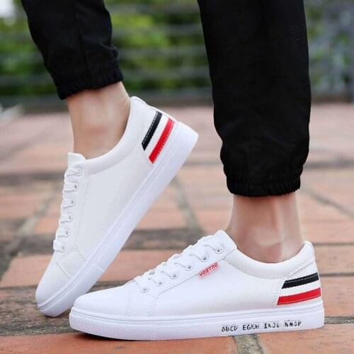 2021 New Mens Shoes Sneakers New Fashion Breathable Casual Sports Shoes Men White Shoes Walking Lace-Up Footwear NanX373