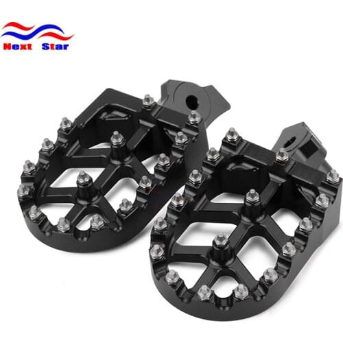 Foot Rests Footrest Footpegs Pegs Pedals For KAWASAKI HONDA KLR650 1987-2005 XR50R XR70R XR80R XR100R 2000 2001 2003 2004 2005