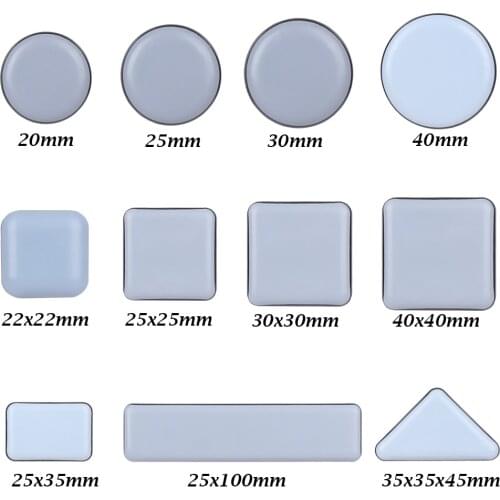 4pcs Self-Adhesive Furniture Leg Slider Pads Thickening Feet Rug Felt Pads Anti Slip Mat Bumper Damper Chair Table Floor Protect