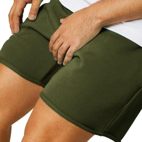 Ropa Deportiva Hombre Sports Leisure Solid Color Mens Three-quarter Pants Loose Running Jogging Fitness Shorts Men Clothes