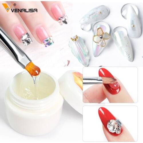 2021 Nail Decoration Glue Gel Rhinestone Decoration Crystal Stick Diamond Nail Glue Soak off UV LED Nail Gel Lacquer Glue