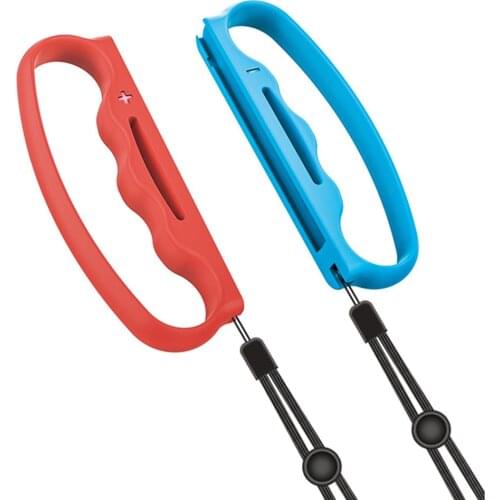 1 Pair L&R Boxing Grips Handle Hand Grips With Hand Straps For Nintend NS Switch Joy-Con Controller Gamepad Fitness Boxing