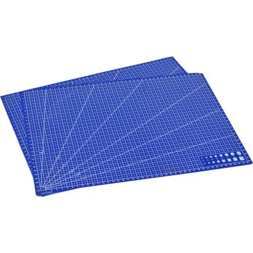 1 Pc A3 Pvc Rectangle Grid Lines Cutting Mat Tool Plastic Craft Diy Tools 45cm * 30cm