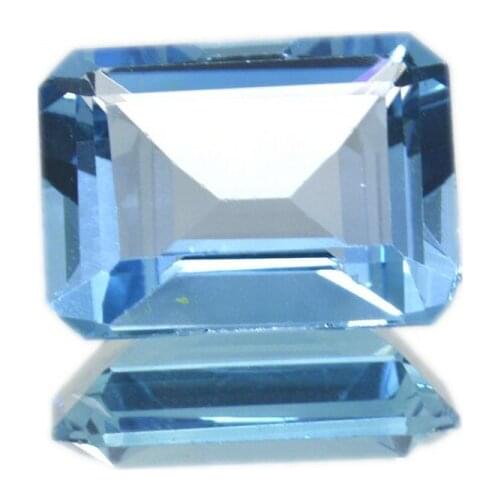 18,07 ct. Blue Topaz Octogon Cut