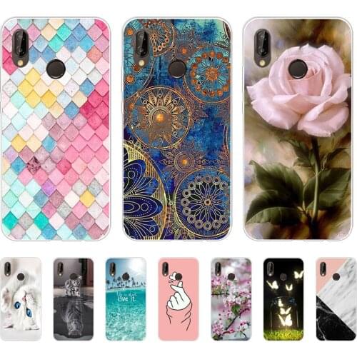 73AA Silicone TPU Protective Cover Phone Case On For Huawei P20 30 Pro Lite Case Soft
