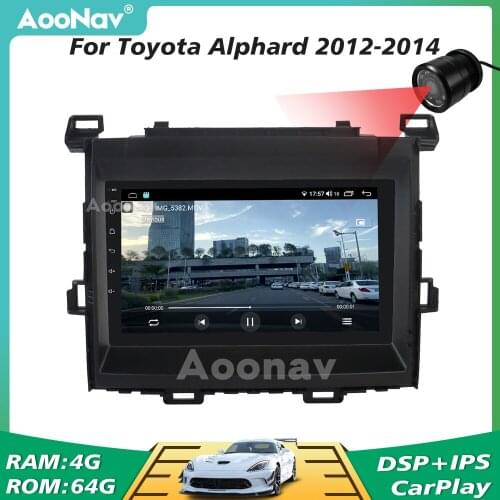 Car Radio For Toyota Alphard 2012 2013 2014 Wireless WIFI GPS Navigation Stereo Multimedia Player Head Unit 2 Din Autoradio