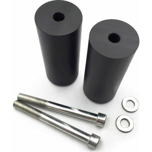 Aftermarket free shipping motorcycle parts No Cut Frame Slider Crash Protector For Honda 2006 2007 2008 2009 2010 2011 FZ1 BLACK