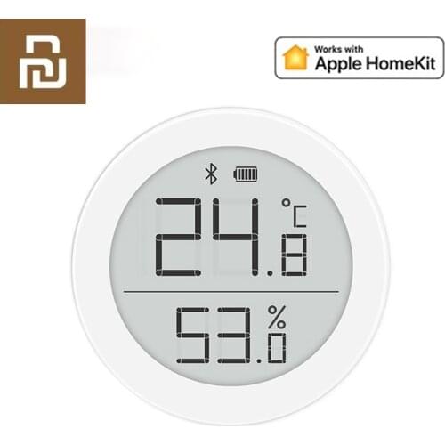 Xiaomi Youpin Digital Bluetooth Thermometer Hygrometer H version Electronic Ink Screen 30 Days Data Recording For Apple HomeKit