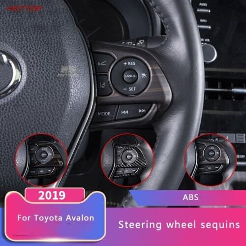 For Toyota Avalon 2019 2020 Steering Wheel Decorative Bright Sequins Steering Wheel Decorative Stickers Modified
