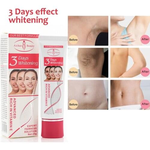 50G 3 Days Effect Armpit Whitening Body Creams Between Legs Knees Private Parts Whitening Formula Armpit Whitener Body Care