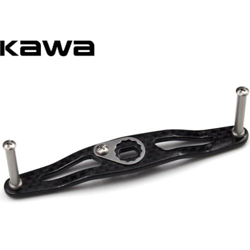 KAWA Fishing Reel Handle High Carbon Fiber Fishing Rocker High Quality Fishing Reel Accessory Hole size 8X5mm, Thickness 3mm
