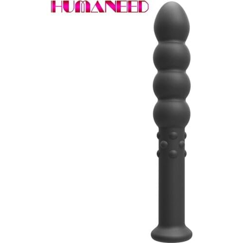 20cm Silicone Anal Plug Pluggable Anus Pull Beads Butt Plug Gay Prostate Massager G-spot Stimulator Dildo Sex Toys for Woman Man
