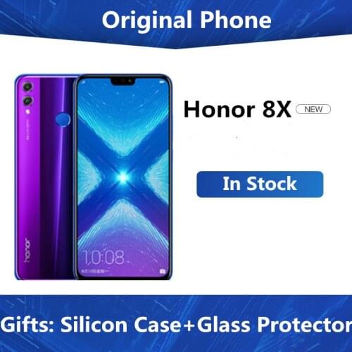 Global Rom Honor 8X 6.5'' full Screen OTA update Smartphone not 8x max Mobile phone Android 8.1 Octa Core fingerprint ID
