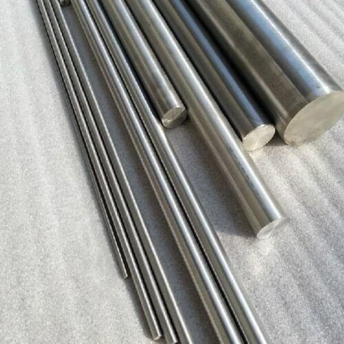 2 pieces of 25 cm long Gr.5 titanium Ti rod grade GR5 metal rod with a diameter of 5mm, used for manufacturing aerospace