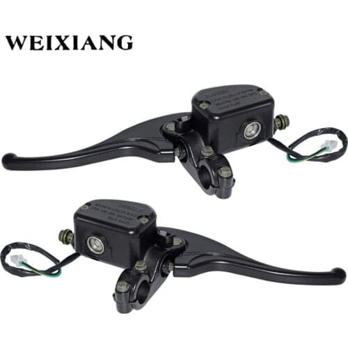 Universal 7/8" 22mm Front Left Right Motorcycle Cable Hydraulic Brake Pump Master Cylinder Disc Brake Lever For Polaris ATV