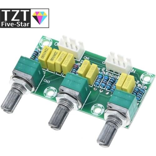 XH-M802 Passive Tone Board Amplifier Preamp Power Module Low High Sound Adjustment Electonic Diy Electronic PCB Board