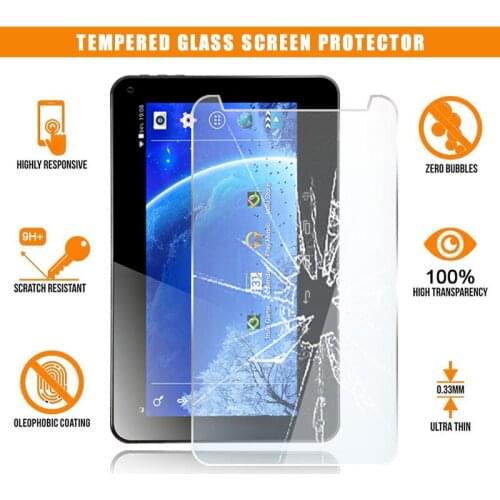 Screen Protector For IRULU Expro X1a Tablet Tempered Glass 9H Premium Scratch Resistant Anti-fingerprint HD Clear Film Cover