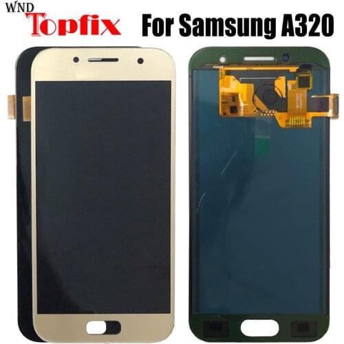 A320 Display For Samsung Galaxy A3 2017 Lcd Display Touch Screen Digitizer Assembly A320F Lcd Free Shipping+Tools