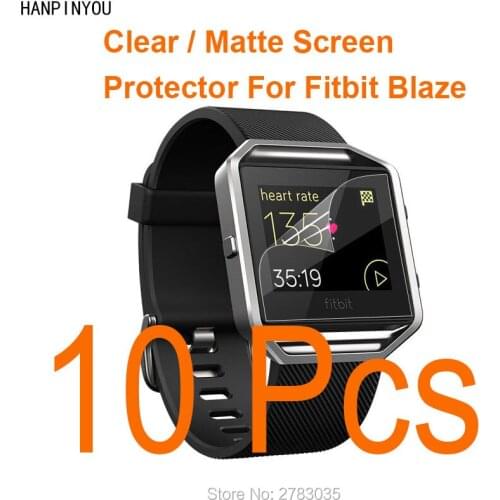10 Pcs/Lot For Fitbit Blaze SmartWatch HD Clear/Anti-Glare Matte Screen Protector Protective Film Guard (Not Tempered Glass)